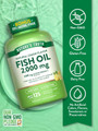 Nature's Truth Natural Lemon Flavor Fish Oil 1000 mg Quick Release Softgels - 125 ct