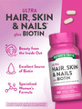 Nature's Truth Ultra Hair, Skin & Nails plus Biotin Coated Caplets - 60 ct