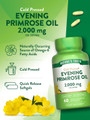 Nature's Truth Cold Pressed Evening Primrose Oil 1000 mg Quick Release Softgels - 60 ct