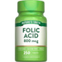 Nature's Truth Folic Acid 800 mcg Tablets - 250 Tablets