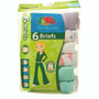 Girls Assorted Cotton Briefs 6-Pack - Size 14, Assorted