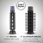 Conair 2-In-1 Hot Air Styling Brush - Assorted Colors, 150W