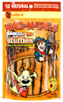 Pork-Rawhide Twists Stuffed w/Chicken Liver - 12 pk