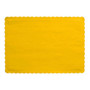 Solid Color Placemat - School Bus Yellow, 9.5\"x14\"