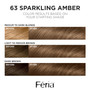 L'Oreal Feria 63 Sparkling Golden Amber (Light Golden Brown) (Warmer)