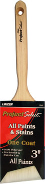 Angled Polyester Paint Brush - 3\"