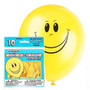 Deluxe Silk Screen Imprint Balloons - Yellow Happy Face, 12\"