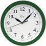 Wall Clock - 10\", Hunter Green