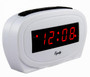 LED Alarm Clock - White