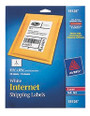 Avery Internet Shipping Labels 20ct - White, 5.5 x 8.5