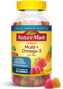 Nature Made Multi for Him + Omega-3, Lemon, Orange & Strawberry Adult Gummies - 150 ct