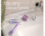Gillette Venus Breeze 2 in 1 Cartridges with Shave Gel Bars - 4 ct