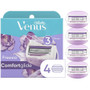 Gillette Venus Breeze 2 in 1 Cartridges with Shave Gel Bars - 4 ct