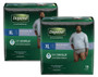 Depend Fit-Flex Underwear for Men X-Large Maximum Absorbency - 2 pks of 15