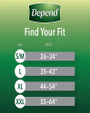 Depend Fit-Flex Underwear for Men X-Large Maximum Absorbency - 2 pks of 15