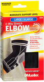 Mueller 4-Way Stretch Elbow Support Moderate Support Black Large/X-Large 6334 - 1 ea.