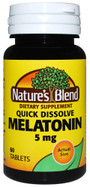 Nature's Blend Melatonin 5 mg - 60 Tablets