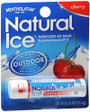 Mentholatum Natural Ice Medicated Lip Balm Cherry Flavor SPF 15 - 12 Ct