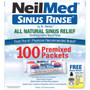 NeilMed Sinus Rinse Premixed Packets, 100 ct