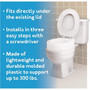 Carex Toilet Seat Elevator, Standard