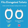 Carex Toilet Seat Elevator, Elongated