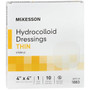 McKesson Hydrocolloid Dressing Thin 4\"x4\" - 10ct