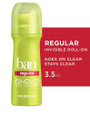 Ban Antiperspirant Deodorant Roll-On, Regular - 3.5 oz