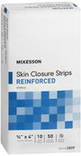 McKesson Skin Closure Strips Reinforced 1/4\"x4\" - 50 packs of 10 each