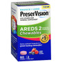 Bausch + Lomb PreserVision AREDS 2 Chewables Mixed Berry Flavor - 60 ct