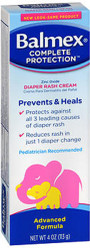 Balmex Complete Protection Diaper Rash Cream - 4 oz