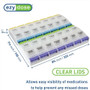 Ezy Dose Push Button Medtime Planner 7 Day XL #367583- 1 Each