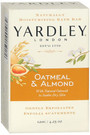 Yardley London Moisturizing Bath Bar Oatmeal & Almond - 4.25 oz Bar