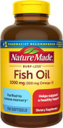 Nature Made Fish Oil 1000 mg Liquid Softgels - 150 ct
