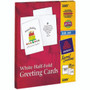 Avery (3265) 5.5\" x 8.5\" Ink Jet Greeting Cards Paper - 20 ct