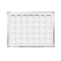 Aluminum Framed Magentic Dry Erase Calendar, 18x24x1\"