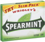 Wrigley Spearmint 15 Stick Gum Pack - 10 Packs (150 Sticks Total)