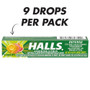 Halls Defense Vitamin C Drops Assorted Citrus - 20 packs of 9
