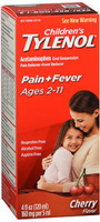 Tylenol Children's Pain & Fever Oral Suspension Cherry Blast Flavor - 4 oz