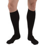 JOBST SupportWear Socks Men's Dress Knee High Mild Compression 8-15mmHg Black X-Large Close-Toe- 1 Pair