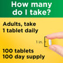 Nature Made Potassium Gluconate 550 mg - 100 Tablets