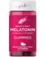 Nature's Truth Pink Beauty Rest Melatonin Gummies Natural Mixed Berry Flavor - 70 ct