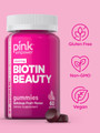Nature's Truth Pink Biotin Beautiful Gummies - 60 ct