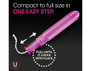 U by Kotex Click Compact Tampons Super Plus Unscented - 16 ct