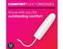 U by Kotex Click Compact Tampons Unscented Super Absorbency - 16 ct