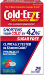 Cold-Eeze Lozenges Sugar Free Wild Cherry Flavor - 25 Ct.