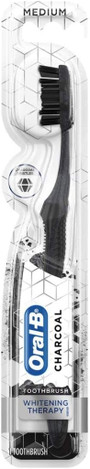 Oral B Charcoal Whitening Therapy Toothbrush Medium - 1 Ea, 1count