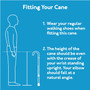 Carex Stand Assist Walking Cane