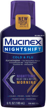 Mucinex Nightshift Cold & Flu Liquid 6 fl. oz.
