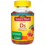 Nature Made Vitamin D3 125 mcg Gummies Extra Strength Strawberry, Peach & Mango - 80 ct