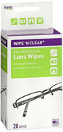 Flents Wipe 'N Clear Pre-Moistened Lens Wipes - 20 count